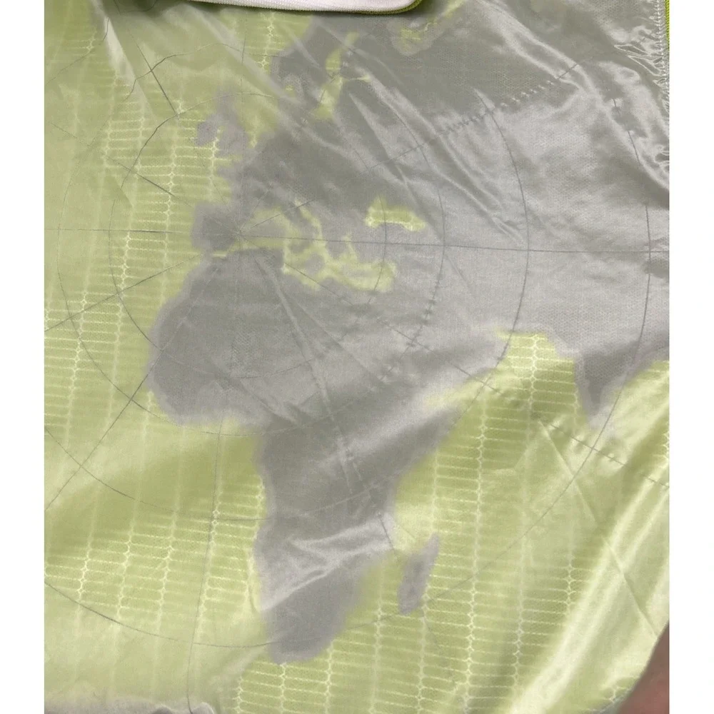 RARE Air Jordan Men's Full Zip Track Jacket World Map Continents Graphics 256103